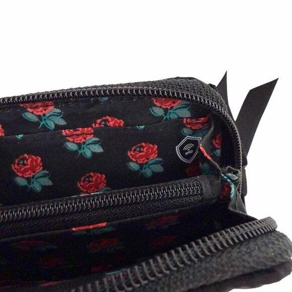 Vera Bradley Black Petite Wallet - Picture 7 of 13